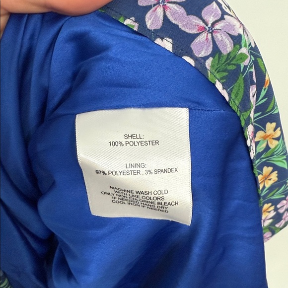 Rachel Parcell Floral V-Neck Ruffle Dress Size 6 - Picture 8 of 12